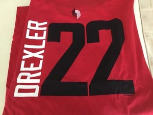 Portland Trail Blazers Basketball Drexler #22 T-Shirt NBA Herren Neu Rot XLT - Bild 1 von 2