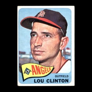 Lou Clinton 1965 Topps Los Angeles Angels #229 Vintage Set Filler!