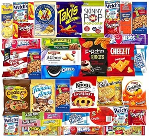 Ultimate Snacks Care Package Comes In Beautiful Gift Box- (40 Count) Bulk Variet - Picture 1 of 5