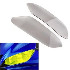 For Yamaha YZF R3 R25 18-21 Grey Front Headlight Guard Shield Screen Lens Cover - Picture 1 of 9
