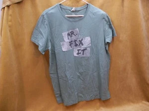 Men's Mr. Fix It T-Shirt Green Size XL - Picture 1 of 3