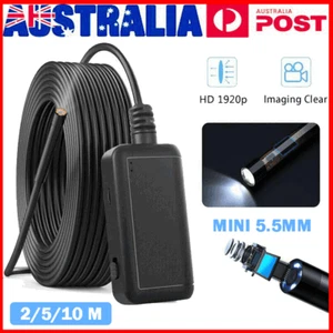 1960P 5.5mm Wireless Endoscope WiFi Borescope Inspection HD Camera Waterproof - Picture 1 of 12