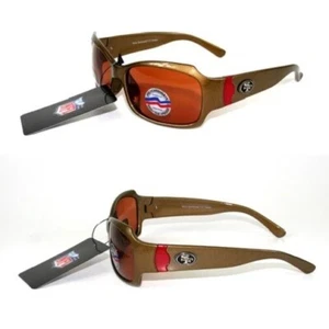 San Francisco 49ers Gold Color Sunglasses Bombshell Style Polarized NFL Licensed - Picture 1 of 4
