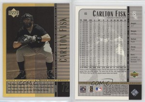 2000 Legends Commemorative Collection Gold Missing Serial Number Carlton Fisk