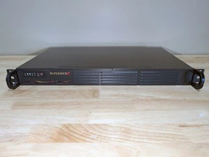 Supermicro 1U Firewall (X11SDV-4C-TP8F Motherboard and CSE-504-203B Case) - Picture 1 of 3