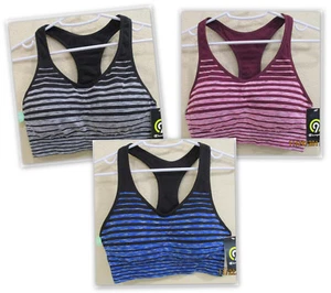 Champion C9 Medium Support seamless athletic bra racerback removable pads - Picture 1 of 8