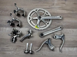 Vintage Shimano 105 SLR Road Bike 6 Speed Biopace Group Set - Picture 1 of 24