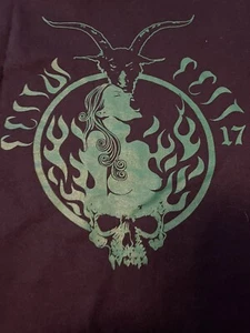 Boozefighters MC Support-Time to repent | Devil -Fuxk Cancer-Men’s L-Tee- Black - Picture 1 of 2