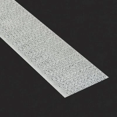 Klettband selbstklebend 16 mm x 8 m Hakenband weiß - Bild 1 von 2