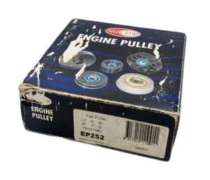 NULINE Flat Pulley EP252 For Jeep Cherokee Idler Tensioner Diesel 2.5 1996-2008 - Picture 1 of 3