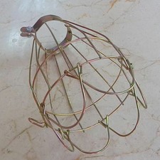 NICE Iron Wire Bulb Cage Lamp Look Vintage Lighting Steampunk Lights Lampshade