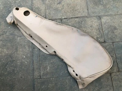 宝马 E30 前运动座椅底部右螺栓皮革内饰天然棕褐色 — 第 1/4 张图片