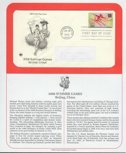 2008 Summer Games Beijing China Sc 4334 first day cover FDC, PCS info page - Picture 1 of 1