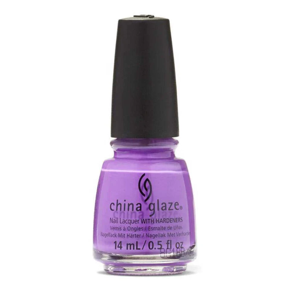 China Glaze Lacquer Nail Polish That's Shore Bright Lavender Purple 81322