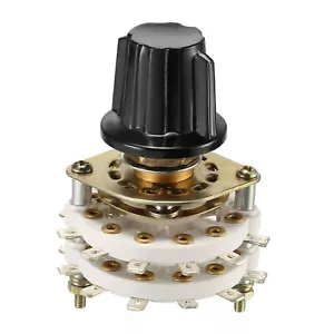 Band Selector Rotary Switch 2P6T 2 Pole 6 Position 2 Deck - Picture 1 of 6