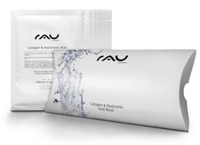 Collagen und Hyaluronic Acid Mask Vliesmaske 10er Pack 30 ml von RAU Cosmetics  