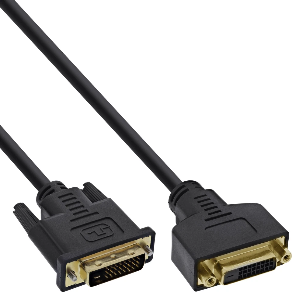 InLine® DVI-D Verlängerung Premium digital 24+1 Stecker / Buchse Dual Link 3m - Bild 1 von 1