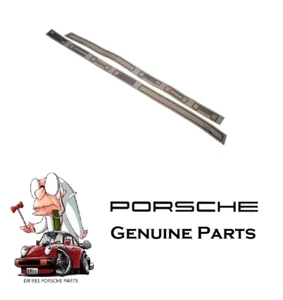 Panel trasero Porsche 924 y 944 "PORSCHE" pegatina calcomanía emblema PLATA 477853635 d10 - Imagen 1 de 1