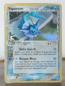 Vaporeon δ - EX Delta Species - 18/113 - singoli - Pokemon TCG - Holo Rare - Foto 1 di 6