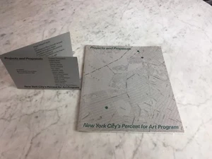1988 Exhibition New York City's PERCENT for ART Program Projects and Proposals - Picture 1 of 7