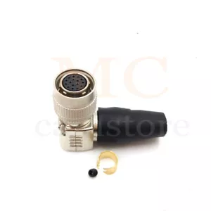 Hirose connector 16 pin Elbow plug,HR10A-10P-16S(73),16 pin power connector plug - Picture 1 of 5