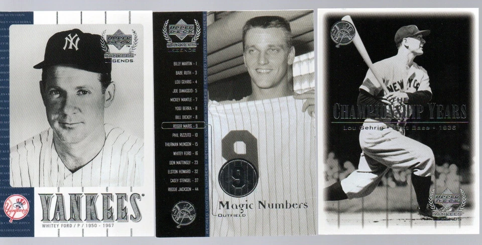 2000 cartas de leyendas Yankee de cubierta superior #8 a #90***tú eliges*** Foto 1 de 1