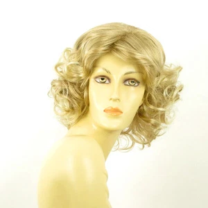 Perruque femme mi-longue blond méché blond très clair KAISSY 15t613 - Picture 1 of 7