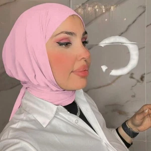Mujeres Musulmanas Hiyab Bufanda Turbante Envoltura para la Cabeza Chal Pañuelo Islámico Bufanda con Botones - Imagen 1 de 20