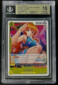 BGS 10 One Piece OP06-101 R O-Nami - English - Wings of the Captain - Graded - Picture 1 of 2