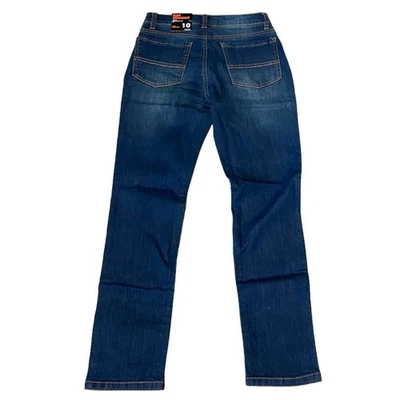 Pantalones de mezclilla elásticos rectos ajustados Epic Threads talla 10 Foto 1 de 4