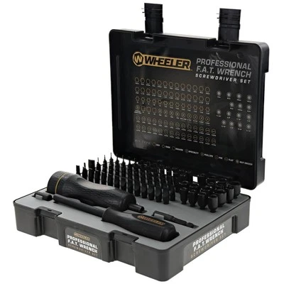 Wheeler 100-Piece Professional F.A.T. Wrench Screwdriver Set w/ Case #4001004 - Image 1 of 3