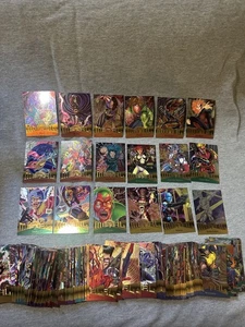 1995 Marvel Metal COMPLETE 138 card Base Set - NM/ Mint  - Picture 1 of 10
