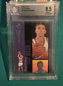 1996-97 SP Holoviews #PC30 Steve Nash Rookie Card RC BGS 8,5 NM-MT+  - Foto 1 di 2