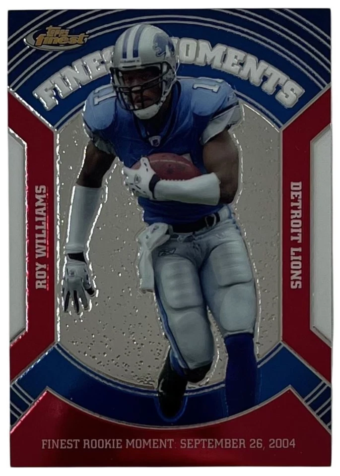 2007 Finest Moments #VFM-RW Roy Williams Detroit Lions - Image 1 of 2
