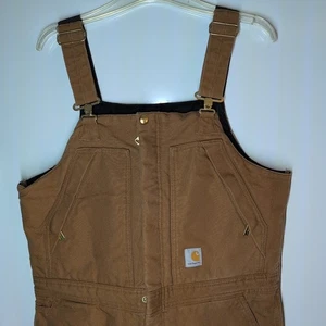 Carhartt Canvas Latzhose OR5470-M Gr. M Regular Herren Duck Brown - Bild 1 von 18