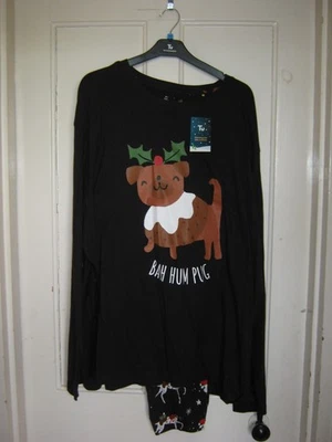 Mens Tu Dogs/Pug Christmas Printed Pyjama Set Size 3XL - XXXL New With Tags. - Image 1 of 4