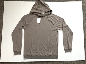 Barefoot Dreams Maglione Uomo Pima Maglia Nichel Taupe Taglia M - Foto 1 di 8