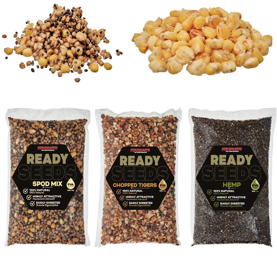 Starbaits Ready Seeds Hanf Tigernüsse spodmix spod mix  - Bild 1 von 1