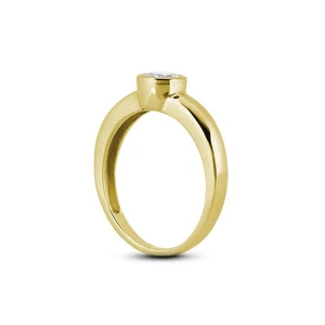 1 3/4ct F VS2 Round Natural Diamond 14k  Halo Solitaire Engagement Ring - Picture 1 of 5