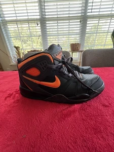 Nike Air Flight Falcon Para Hombre Talla 10.5 Negro Brillante Cítrico-Noche 397204 080 - Imagen 1 de 10