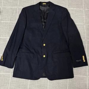 New Brooks Brothers Green Blazer 44r Cotton Hopsack Heavy Weight Fitzgerald Fit - Picture 1 of 11