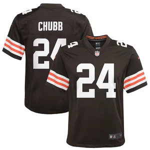 Cleveland Browns Nick Chubb Nike Youth Boys Game Jersey - Brown XL 18/20 NWT - Picture 1 of 3
