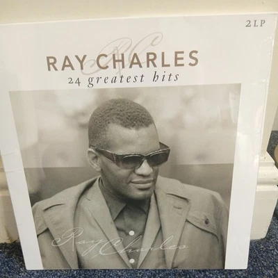 RAY CHARLES 24 Greatest Hits Vinyl 2LP 2013 EU compilation remastered  - Image 1 of 2