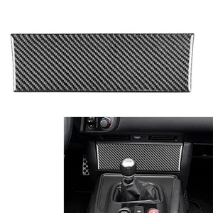 Cubierta del panel de control de radio central para Honda S2000 2004-09 fibra de carbono negro - Imagen 1 de 6