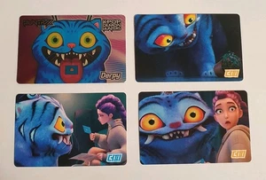 (Lote de 4) Tarjeta Fotográfica KPOP DEMON HUNTERS Saja Boys Derpy 1 Holo Raro 3 Base - Imagen 1 de 6