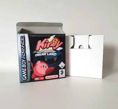 Kirby Nightmare In Dreamland UKV Nintendo GBA Empty Replacement Box & Tray - Image 1 of 4
