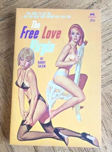 The Free Love Virgin by Randy Salem PBK 1964 Vintage Sleaze Lesbian GGA Fine - Picture 1 of 4