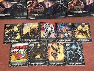Fleer Ultra Marvel Midnight Sons Spirit of Vengeance Chase Inserto Juego Completo Foto 1 de 4