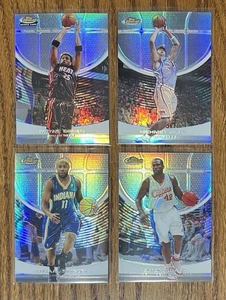 4 Topps Finest 2005-06 #/ REFRACTORS Wayne Simien RC Elton Brand Tinsley Okur - Picture 1 of 2
