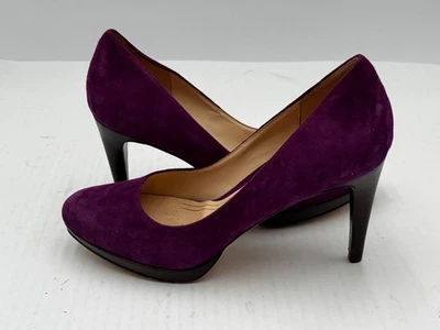 Cole Haan x Air Chelsea Shoes Women's Size 9 Purple Suede Stiletto Heel Shoes - Image 1 of 4